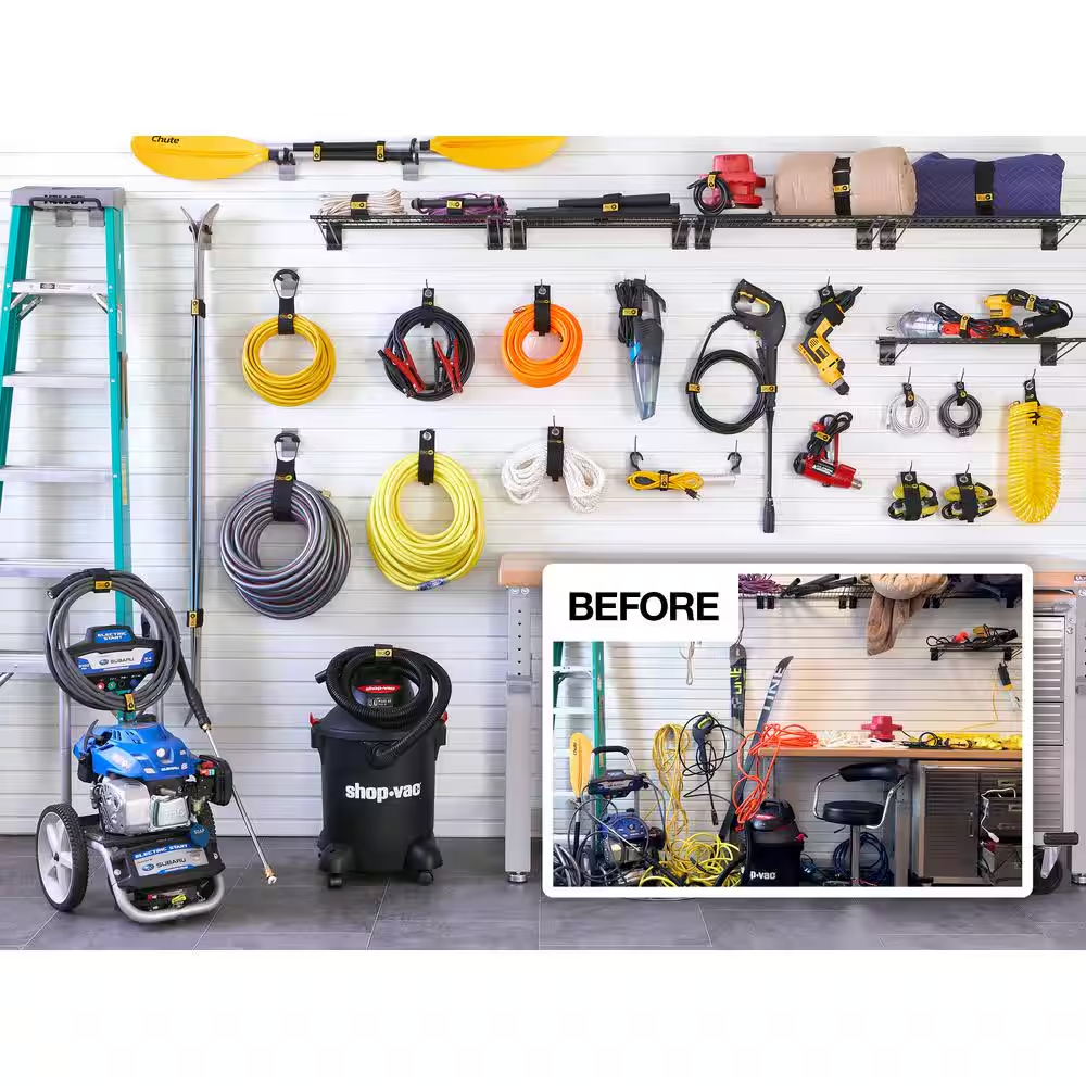 Handle-Equipped Extension Cord & Hose Storage Straps (2-Pack)