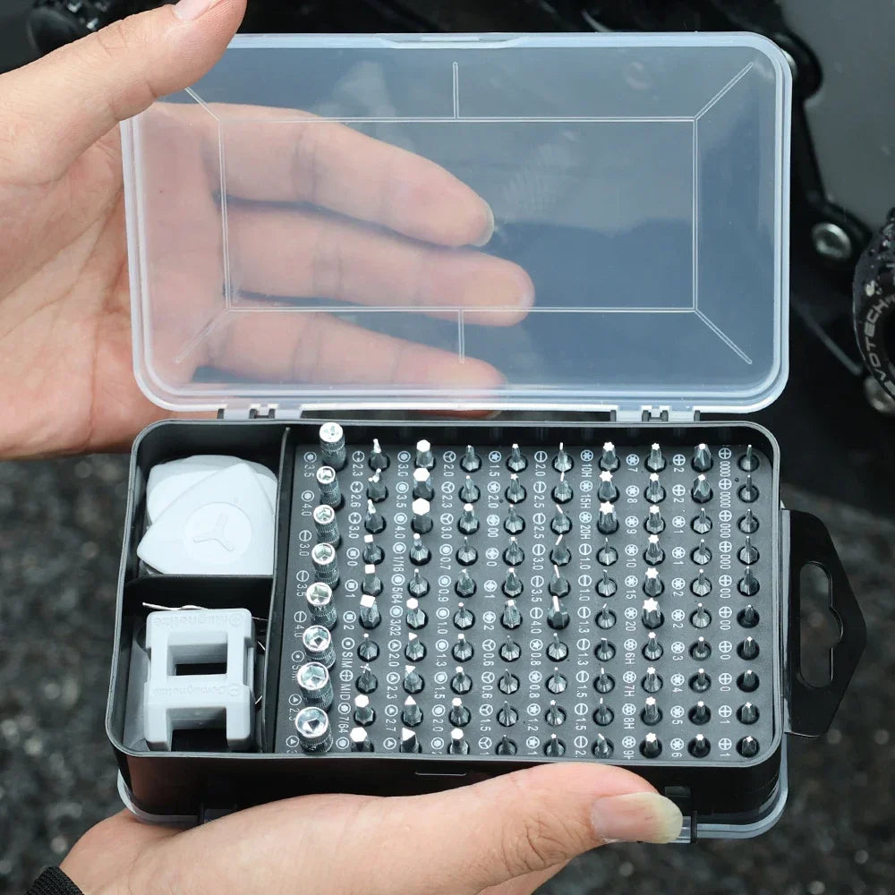 115 in 1 Multifunctional Precision Screwdriver Repair Tool Sets Magnetic Phillips Torx Screw Driver Bits for Iphone Watch Glass