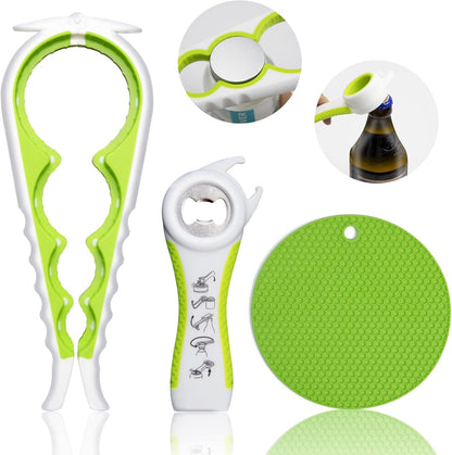 5-in-1 jar opener opening a bottle cap