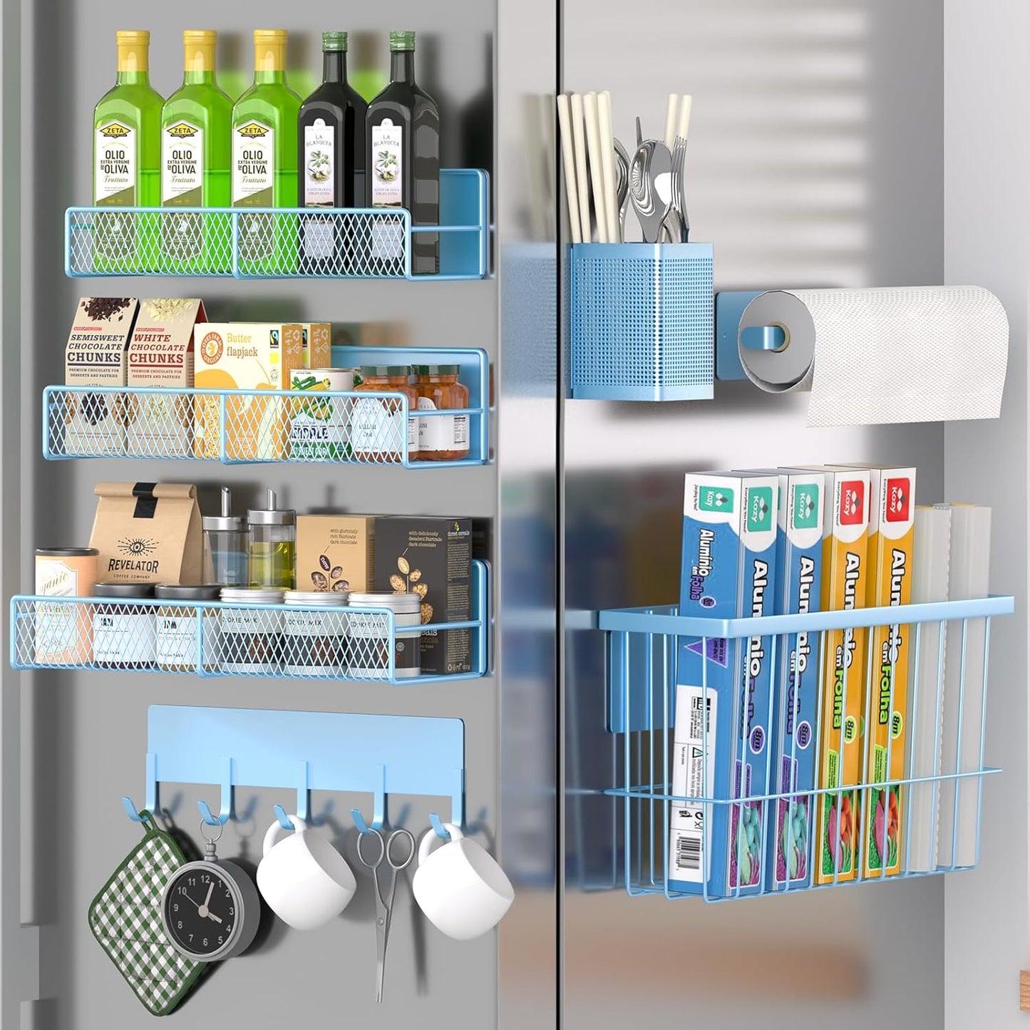 Magnetic spice rack shelf, installation demonstration