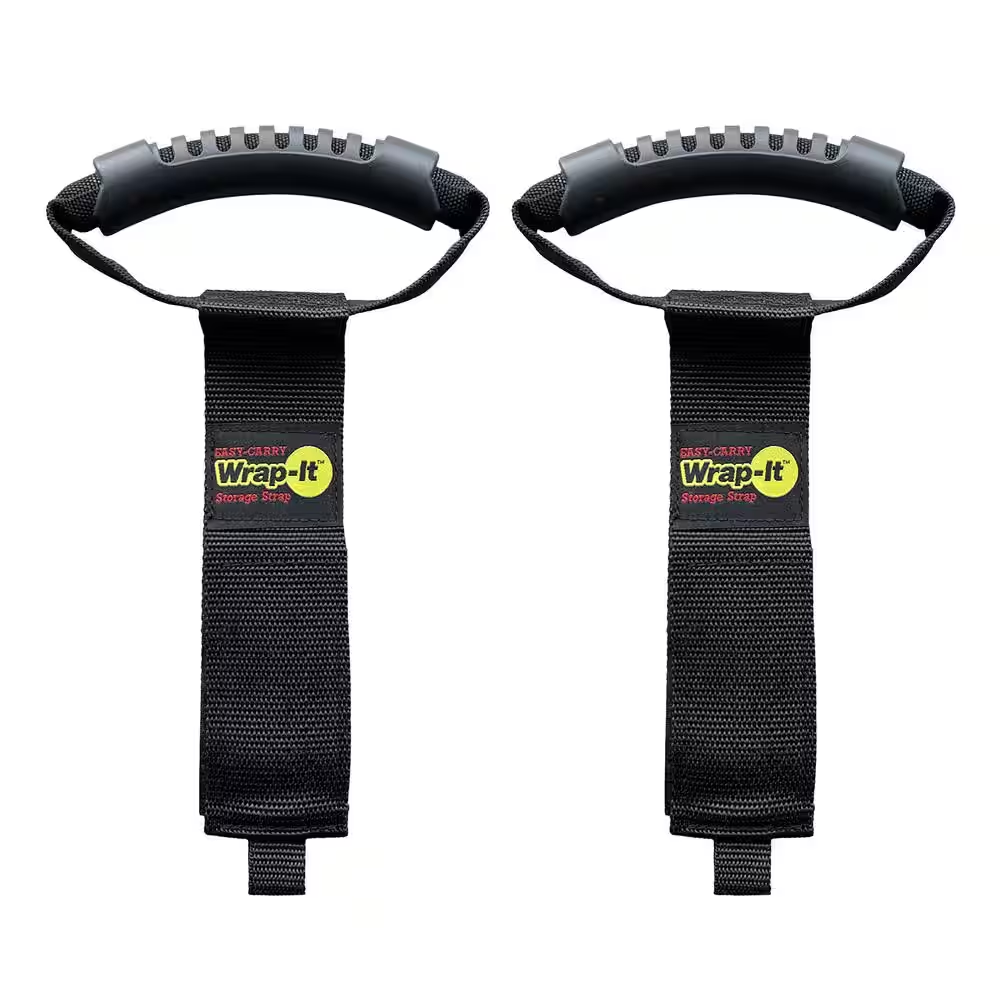 Handle-Equipped Extension Cord & Hose Storage Straps (2-Pack)