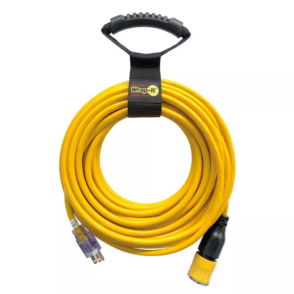 Handle-Equipped Extension Cord & Hose Storage Straps (2-Pack)