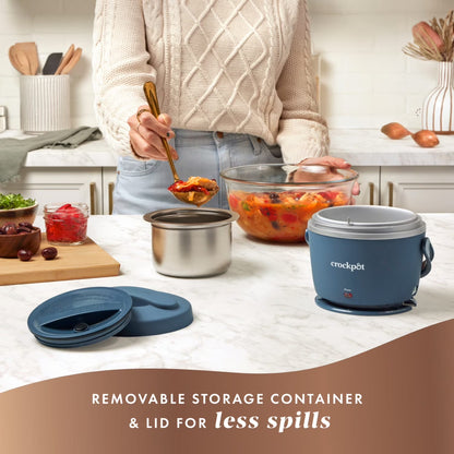 Crock-Pot Lunch Crock Food Warmer 20 Oz, Faded Blue