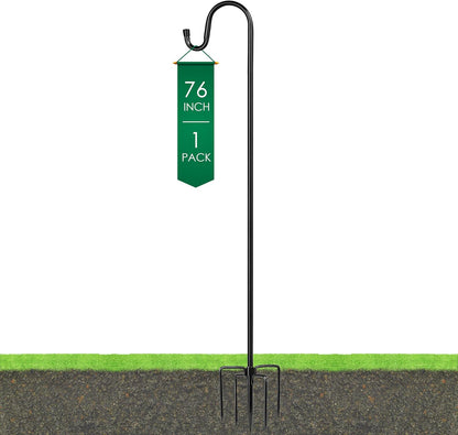 Adjustable shepherd hook, 76 inch height option