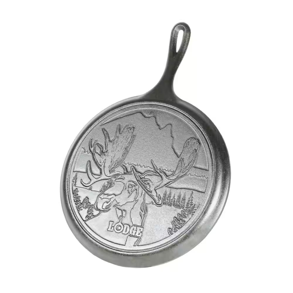 Wildlife Series 10.5 In. Cast Iron Moose Griddle