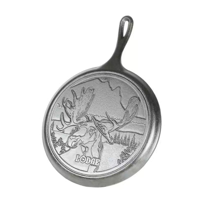 Wildlife Series 10.5 In. Cast Iron Moose Griddle