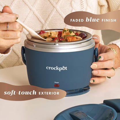 Crock-Pot Lunch Crock Food Warmer 20 Oz, Faded Blue