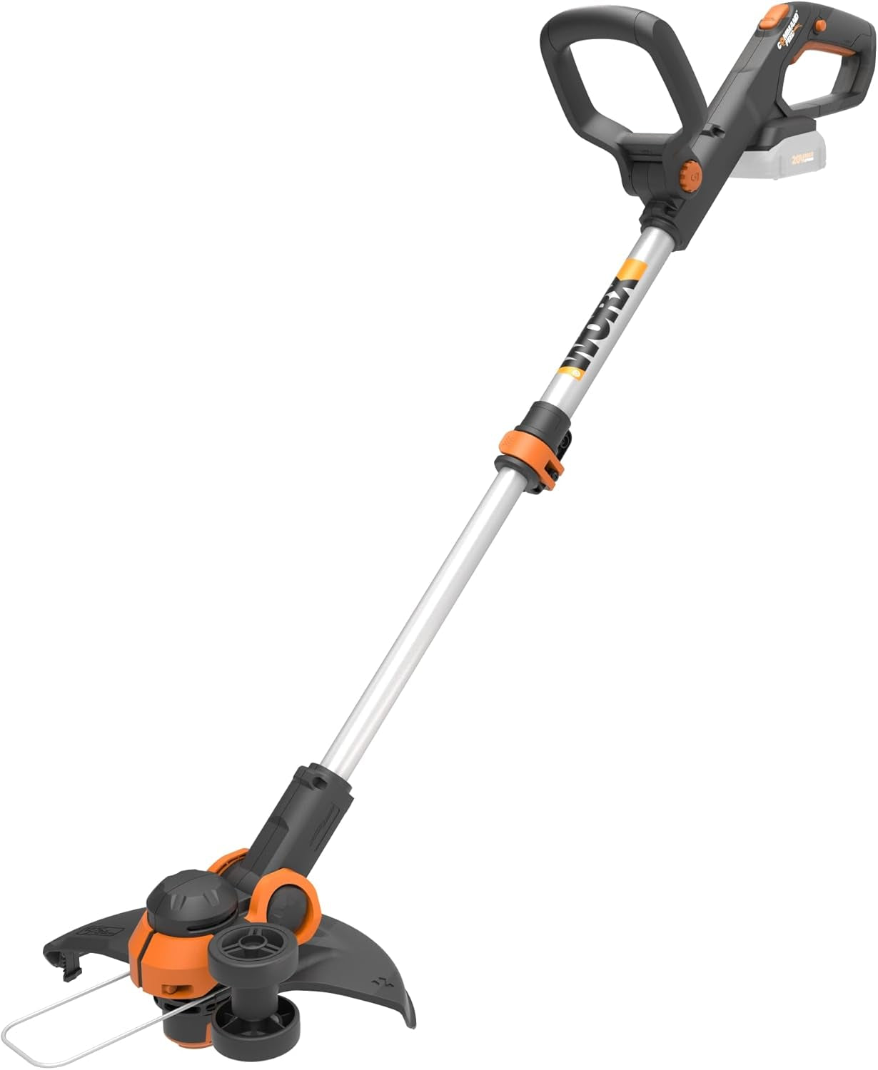 WORX Cordless String Trimmer & Lawn Edger, 12'' Electric Weed Wacker with Command Feed, 20V Weed Eater with 5.5 LBS, 2 Batteries & Charger Included, WG163