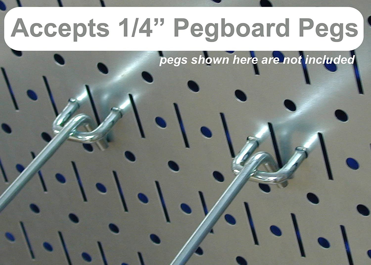 Wall Control Pegboard Value Pack - (3) Pack of Wall Control 16-Inch Tall X 32-Inch Wide Horizontal Metal Wallboards for Home & Garage Tool Storage Organization (Beige Pegboard)