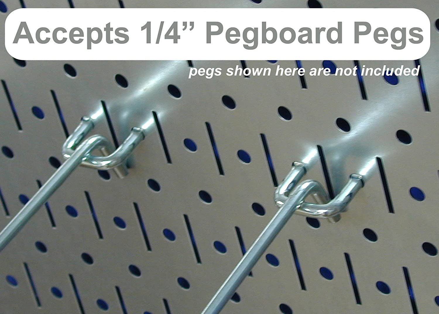 Wall Control Pegboard Value Pack - (3) Pack of Wall Control 16-Inch Tall X 32-Inch Wide Horizontal Metal Wallboards for Home & Garage Tool Storage Organization (Beige Pegboard)