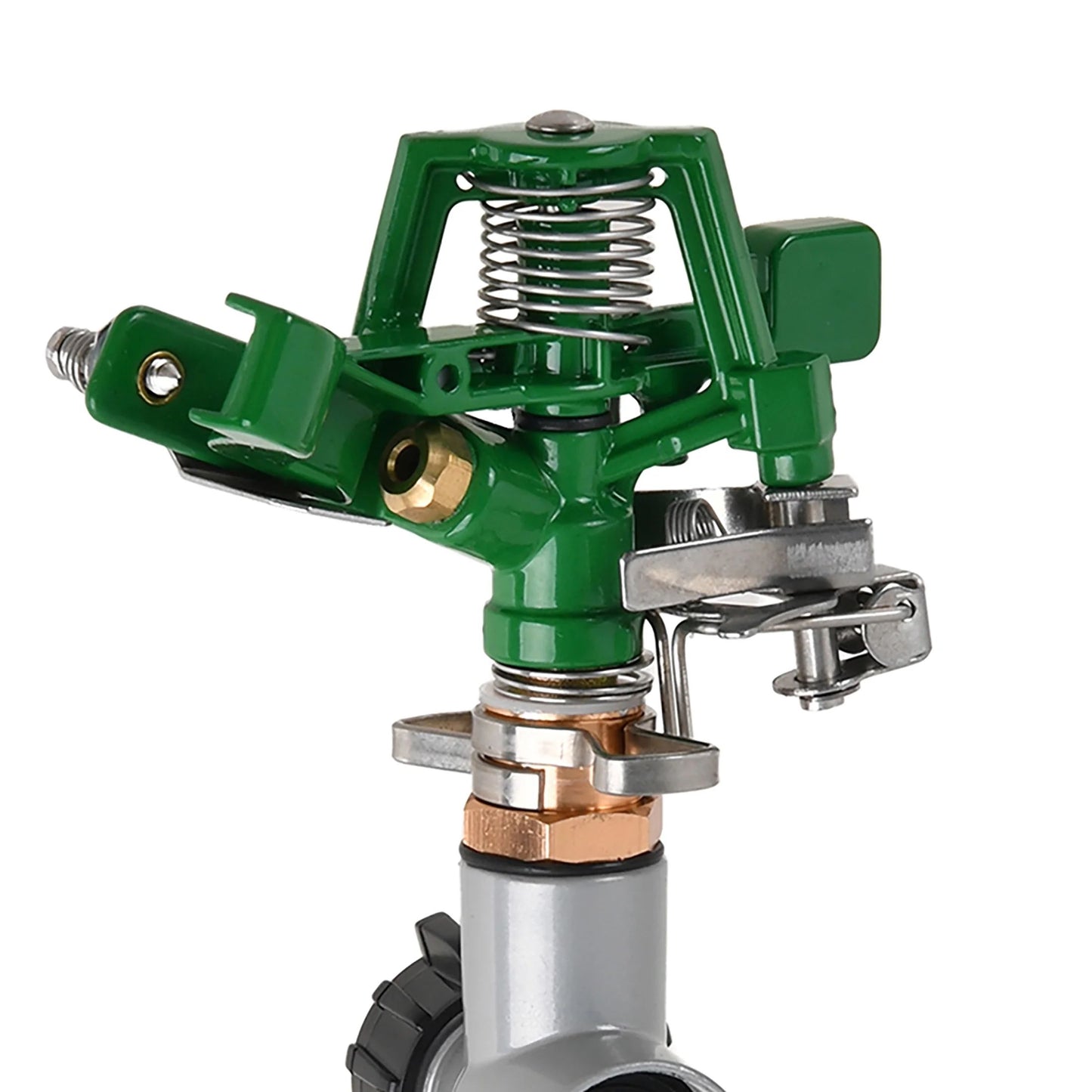 Metal Pulsating Spike Lawn Sprinkler (5,600 Sq. Ft. Coverage)