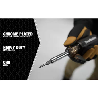 6-In-1 Screwdriver with Precision Bit