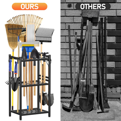 Maximize Your Space with the UNTIMATY Heavy-Duty Garden Tool Organizer - Store Over 50 Tools Effortlessly!