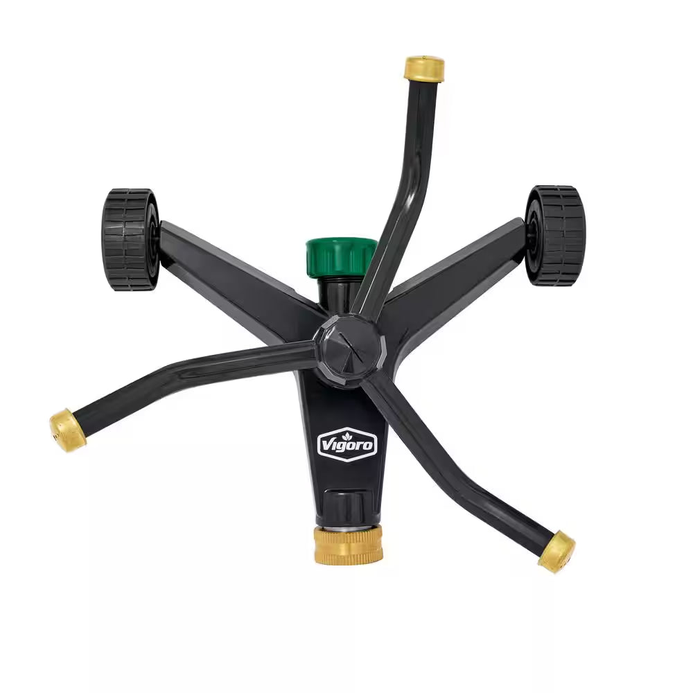 Transform Your Yard with this 1,384 Sq. Ft. Metal 3-Arm Rotating Sprinkler! 🌿💦 #GardenGoals #LawnCare