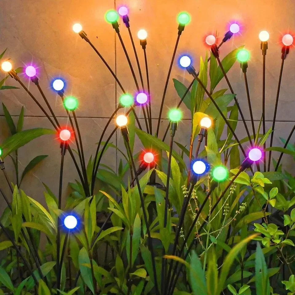 Solar Outdoor Lights Firefly Lights Courtyard Lights Villa Atmosphere Lights Garden Decoration Lights Waterproof Lawn Lights