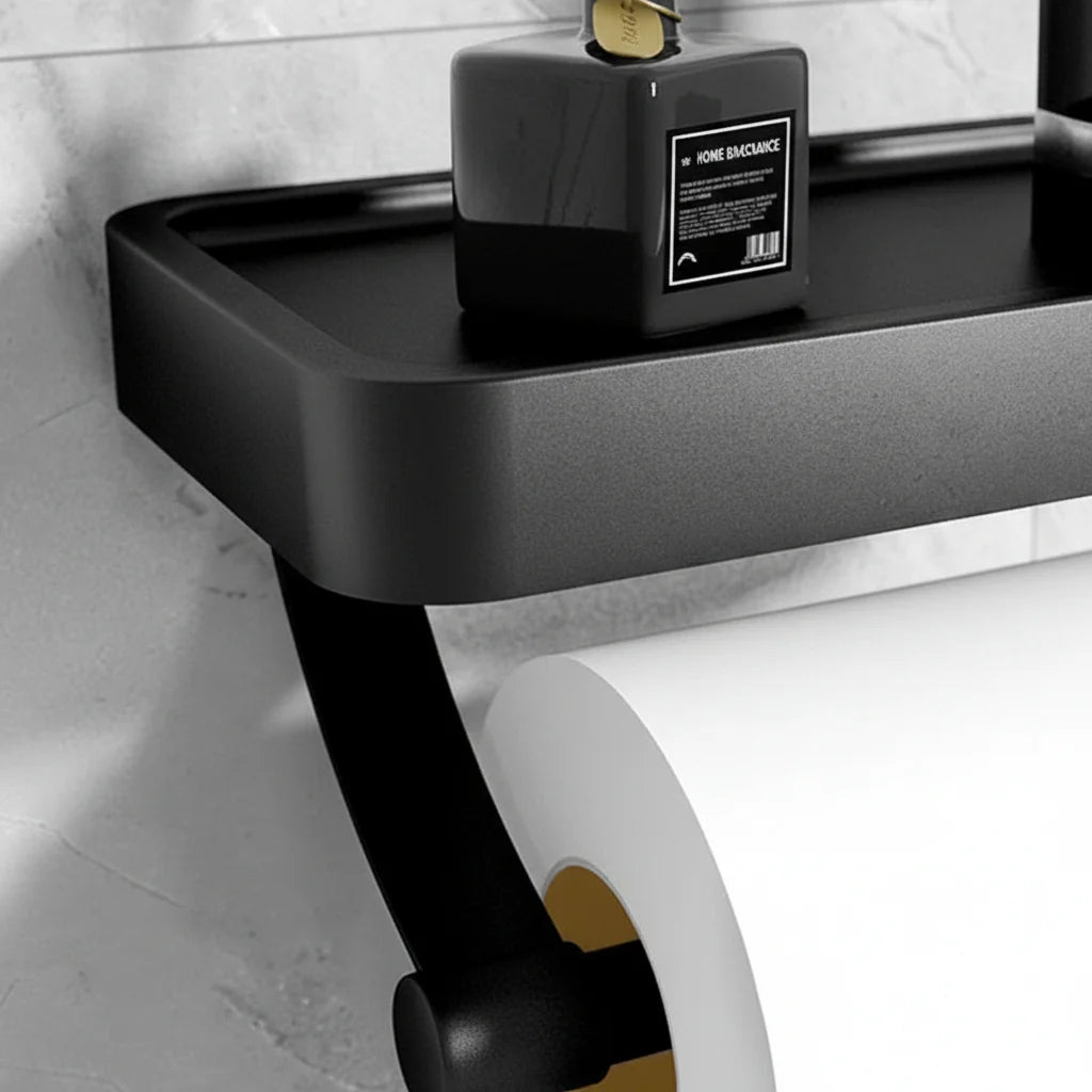 Wall-Mounted Toilet Paper Holder - Rolldock