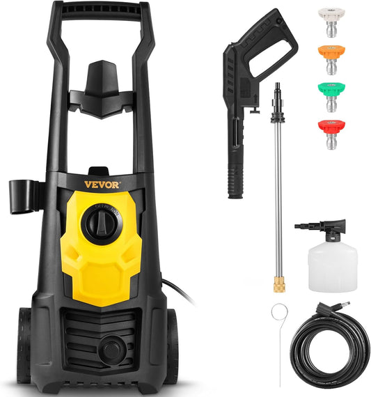 VEVOR 2000 PSI electric power washer, front view