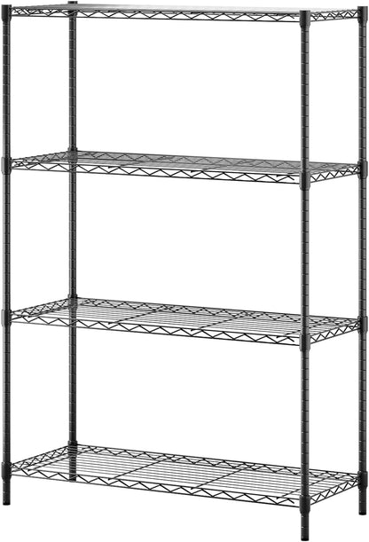 Bestoffice | 6-Tier Wire Storage Shelves with Wheels | 18X48X78 | Chrome | Adjustable Racks | Heavy-Duty Metal Shelf, Holds Upto 600 Lbs | No-Tool Assembly | Ideal for Home & Garage Shelving