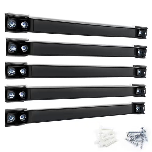 12 In. Alloy Steel Heavy Duty Magnetic Tool Holder for Garage Kitchen Garden (5-Pack)