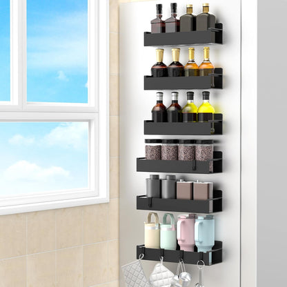Magnetic fridge spice rack, size reference