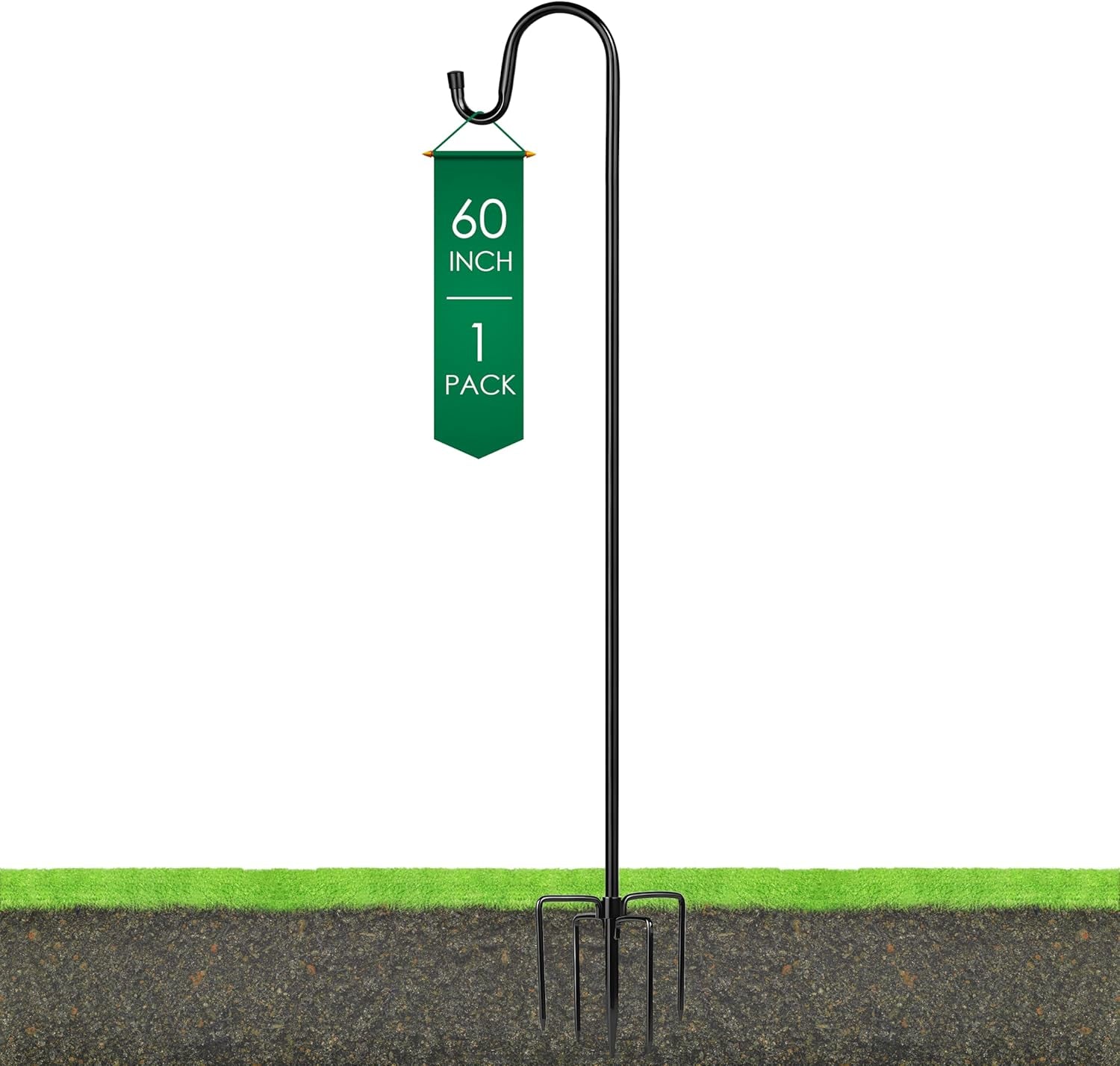 Adjustable shepherd hook, 2-pack set