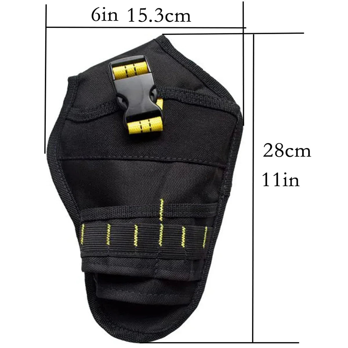 Power Tool Holster Cordless Drill Holster/Single Hook with Metal Clip for Easy Attachment Store and Organize Tool Kits