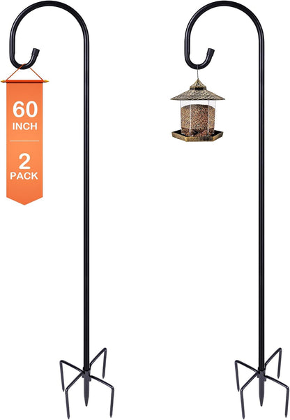 Adjustable shepherd hook, weight capacity demonstration