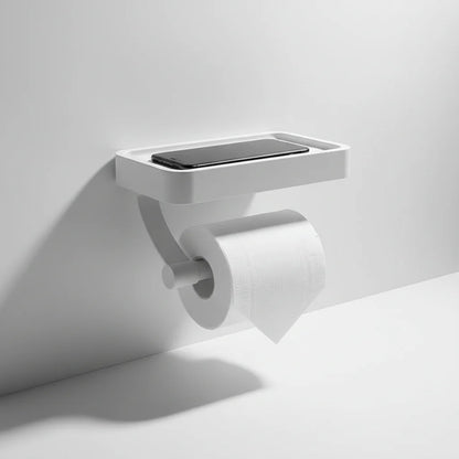 Wall-Mounted Toilet Paper Holder - Rolldock