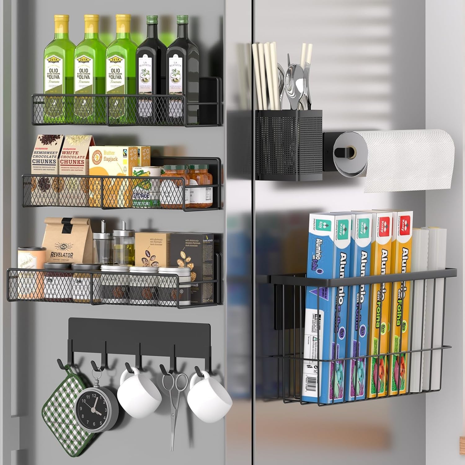 Magnetic spice rack shelf, assembly instructions