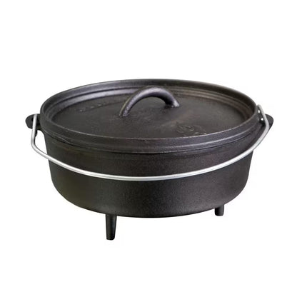 10 In. Classic Pre-Seasoned Cast Iron Dutch Oven