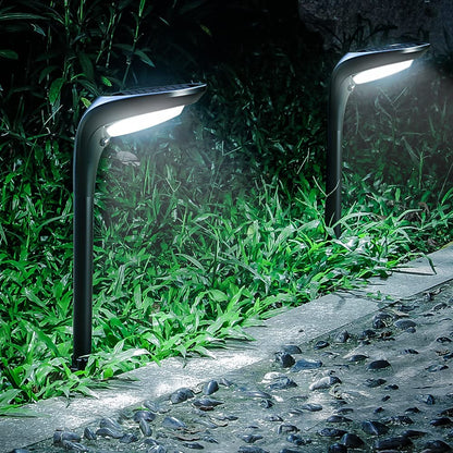 Outdoor Solar Pathway Lights - 4 Pack, 150 Lumens, Waterproof IP65, Dual Color Modes for Landscape, Walkway, Driveway, Garden, and Patio Lighting