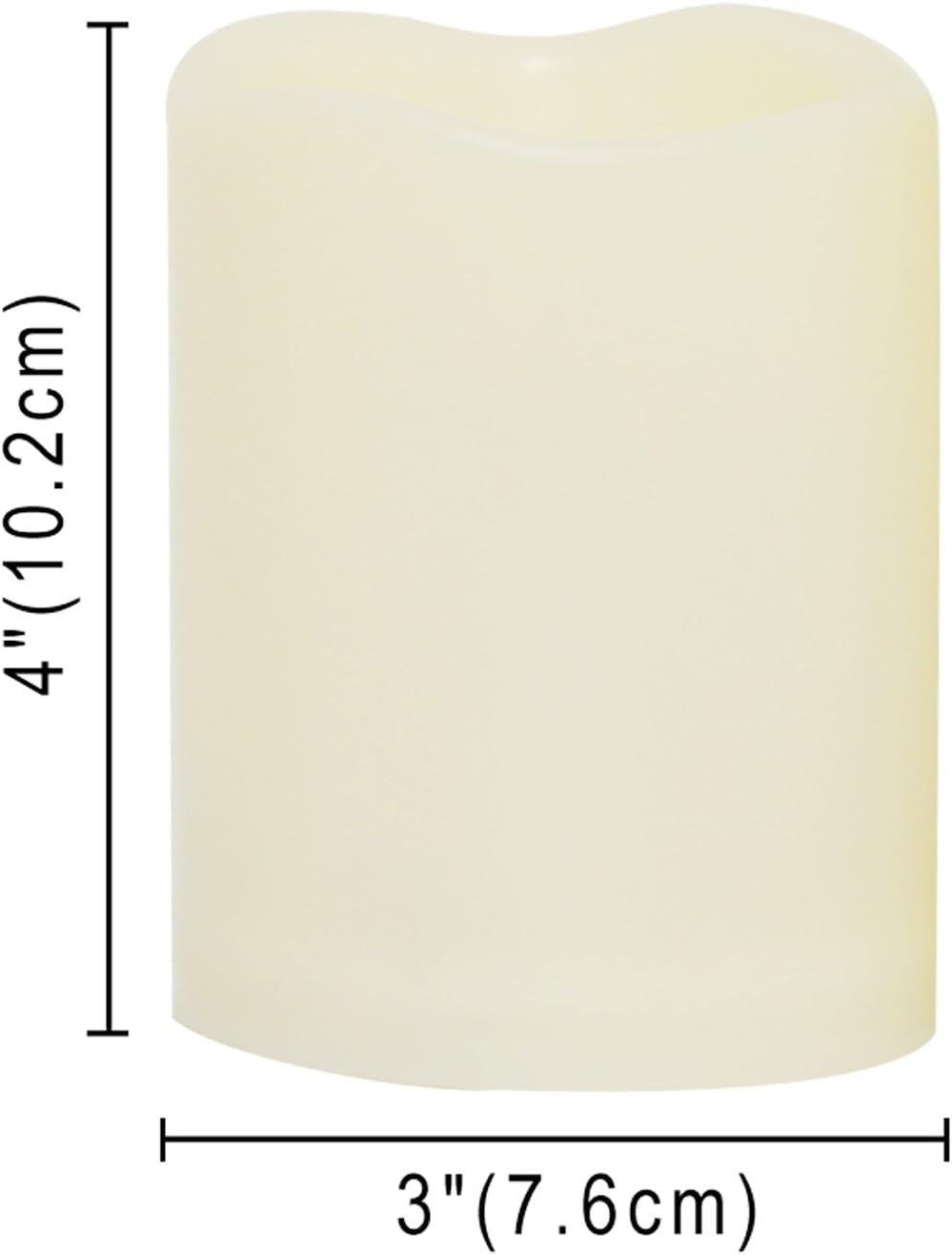 Outdoor Waterproof Battery-Operated Flameless LED Pillar Candles with Remote Timer - Flickering Electric Decorative Lights for Christmas, Weddings, and Parties - Set of 3