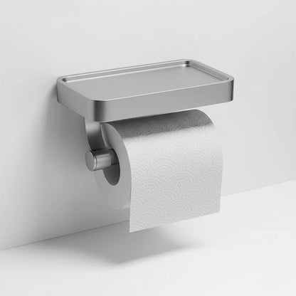Wall-Mounted Toilet Paper Holder - Rolldock