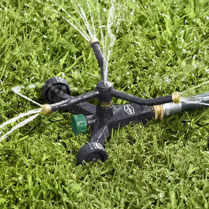 Transform Your Yard with this 1,384 Sq. Ft. Metal 3-Arm Rotating Sprinkler! 🌿💦 #GardenGoals #LawnCare