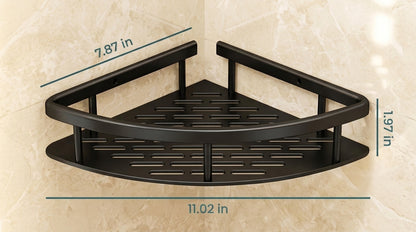Wall-Mounted Shower Organizer Shelf