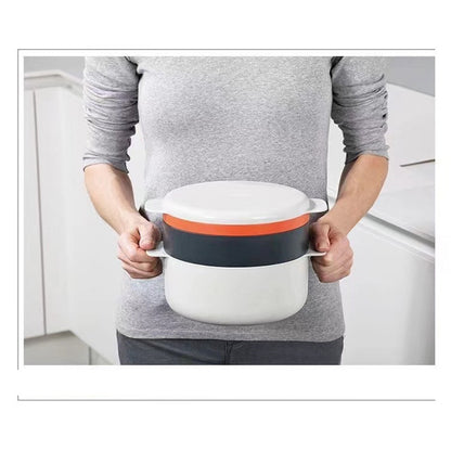 Microwave Steaming Container - Essential Kitchen Gadget for Healthy Cooking