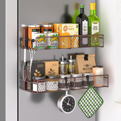 Magnetic spice rack shelf, dimensions reference