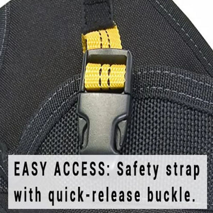Power Tool Holster Cordless Drill Holster/Single Hook with Metal Clip for Easy Attachment Store and Organize Tool Kits