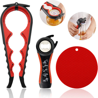 5-in-1 jar opener, size reference in hand